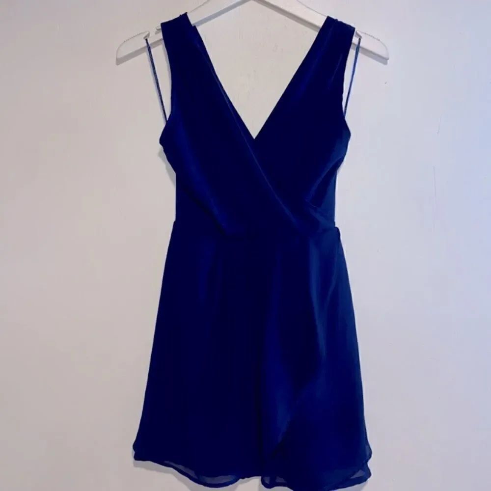 Tobi Navy Blue Cross Back Mini Dress - Picture 8 of 10